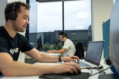 MyHR team working