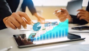 image of financial projections