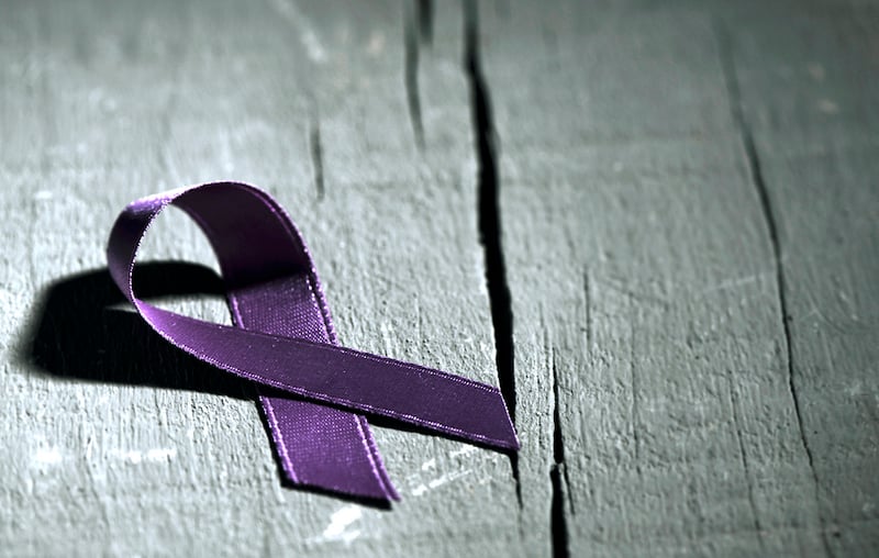 purple ribbon