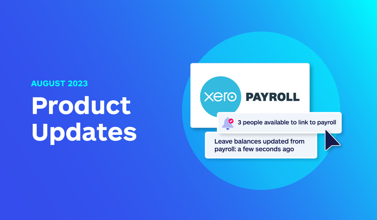 MyHR product updates: August 2023