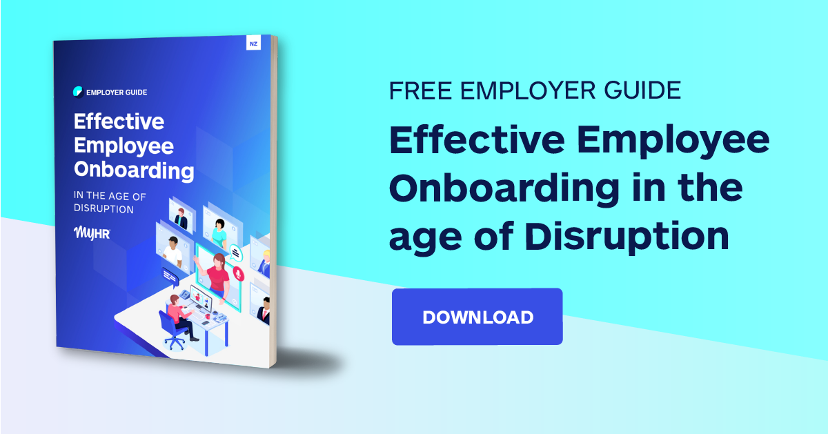 NZ EMPLOYER GUIDE: Effective Employee Onboarding in the age of Disruption - Landing Page