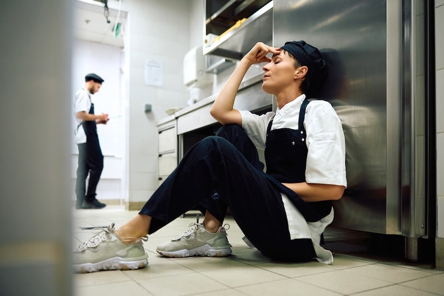 Employee is worn-out