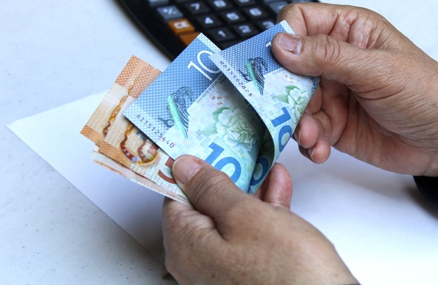 image of new zealand money